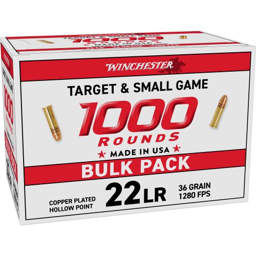 WINCHESTER 22LR 36GR HP – 1280FPS 1000RD 2BX/CS