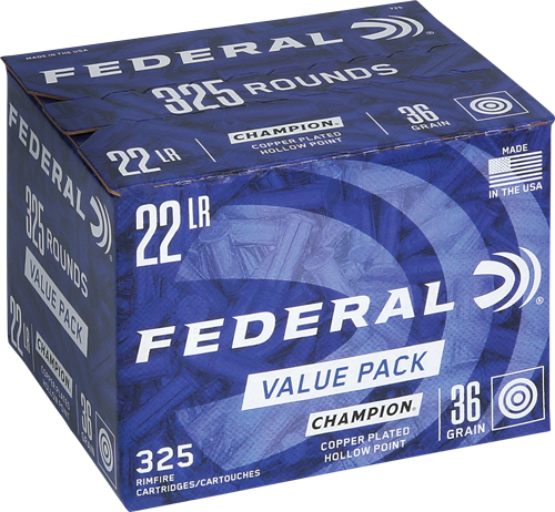 FEDERAL 22LR 36GR HP 1260FPS – 325RD 10BX/CS
