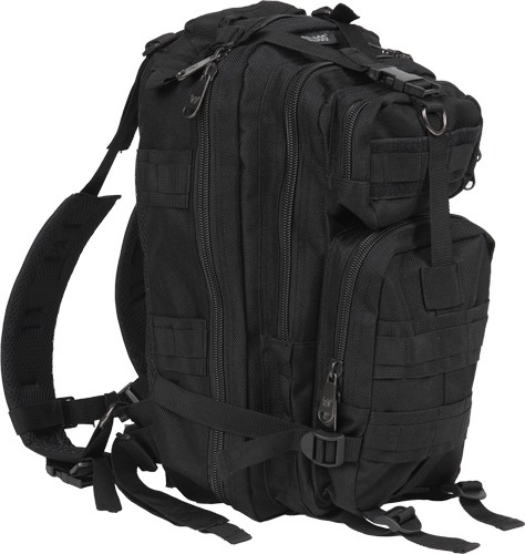 BULLDOG COMPACT BACKPACK BLACK – W/ MOLLE