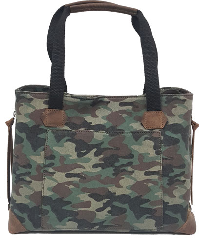 VERSACARRY CONCEAL CARRY PURSE – CANVAS CAMO TOTE STYLE
