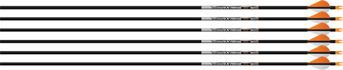 EASTON AXIS 5MM SPT 500 W/HO – 6-PACK W/ 2″ BLAZER VANES