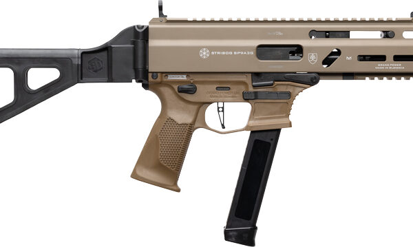 GRAND POWER STRIBOG SP9A3G 9MM – 8″ BBL 30 RD MAG W/BRACE FDE