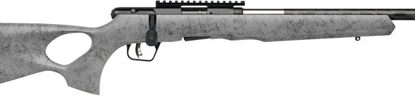 SAVAGE B22 22WMR TIMBERLITE – THUMBHOLE 18″ CF 10RD GRY WOOD
