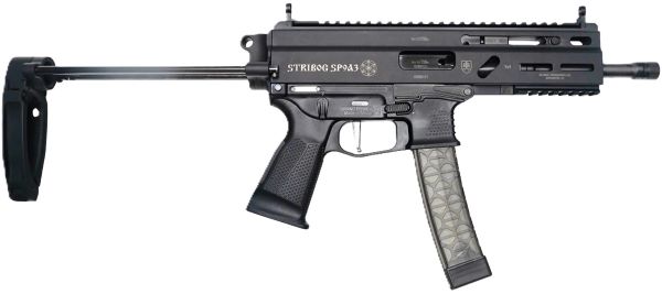 GRAND POWER STRIBOG SP9A3 9MM – 8″ 30RD MAG TAILHOOK BRACE BLK