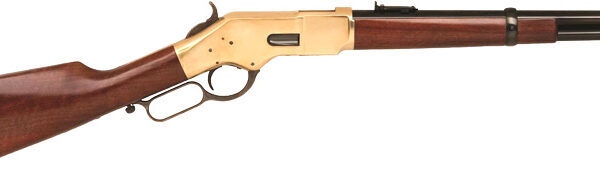 CIMARRON 1866 YELLOWBOY 44/40 – 16″ BRASS/BLUED WALNUT