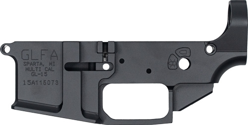 GLFA AR-15 STRIPPED LOWER – RECEIVER ALUMINUM BLACK