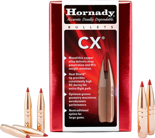 HORNADY BULLETS 22CAL .224 – 70GR CX 50CT