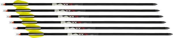 WICKED RIDGE XBOW ARROW XX75 – 20″ ALUMINUM ALPHA NOCK 6PK