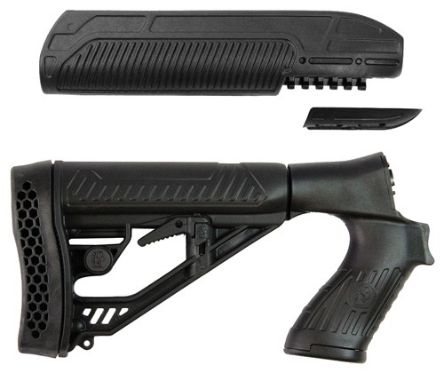 ADAPTIVE TACTICAL FOREARM/STK – MBERG 500/590/88 12GA BLACK