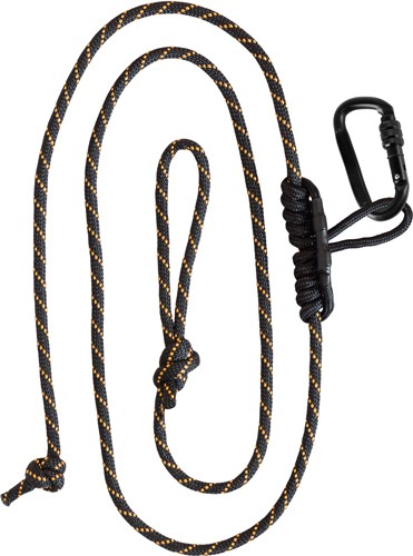 MUDDY SAFETY HARNESS LINEMAN’S – ROPE W/CARABINER & PRUSIK KNOT
