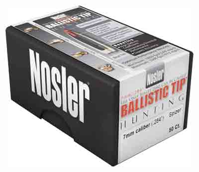NOSLER BULLETS 7MM .284 – 120GR BALLISTIC TIP 50CT