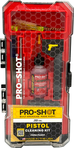 PRO SHOT PISTOL CLEANING KIT – .22 CAL