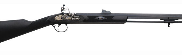TRADITIONS DEERHUNTER RIFLE – 50 CAL 24″ FLINTLOCK BLUE/SYN