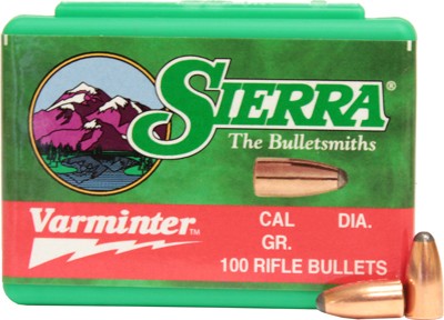 SIERRA BULLETS .22 CAL .224 – 50GR SP BLITZ 100CT