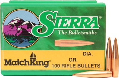 SIERRA BULLETS .22CAL .224 – 69GR HP-BT MATCH 100CT