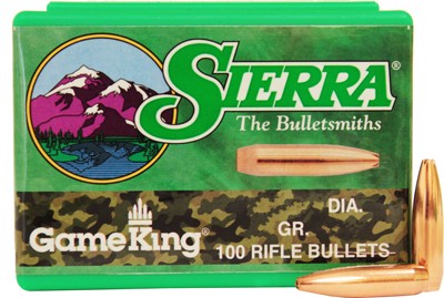 SIERRA BULLETS .22 CAL .224 – 55GR HP-BT 100CT