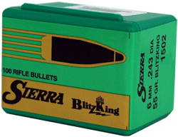 SIERRA BULLETS 6MM .243 – 55GR BLITZKING 100CT