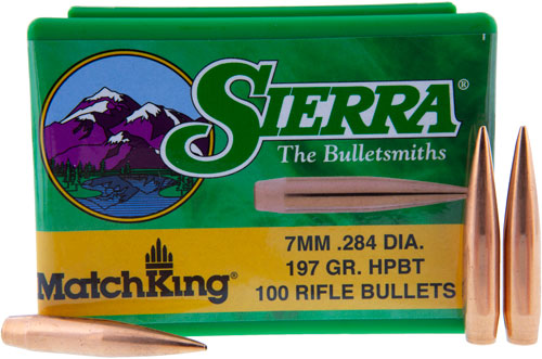 SIERRA BULLETS 7MM .284 - 197GR HP-BT MATCH 100CT - Image 2