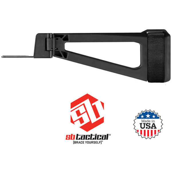 AK Adapter Traingle Side-folding Brace Black