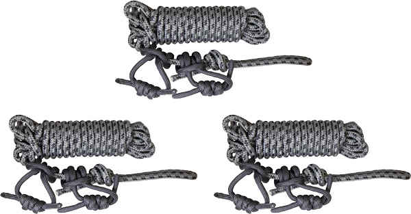 SUMMIT LIFE LINE 30′ SAFETY – LINE W/DOUBLE PRUSICK KNOT 3PK