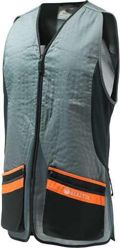 BERETTA MEN’S S.PIGEON VEST – LARGE GREY/ORANGE