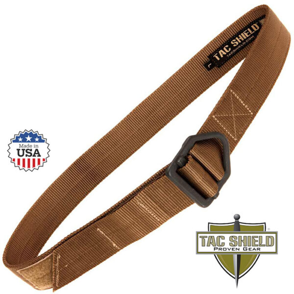 Tactical Riggers Belt 1.75 inch Double Wall Coyote Small fits waist 30 to 34 inc