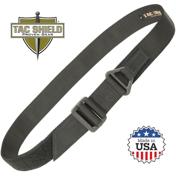Military Riggers Belt 1.75 inch Double Wall Black Large fits waist 38 to 42 inch