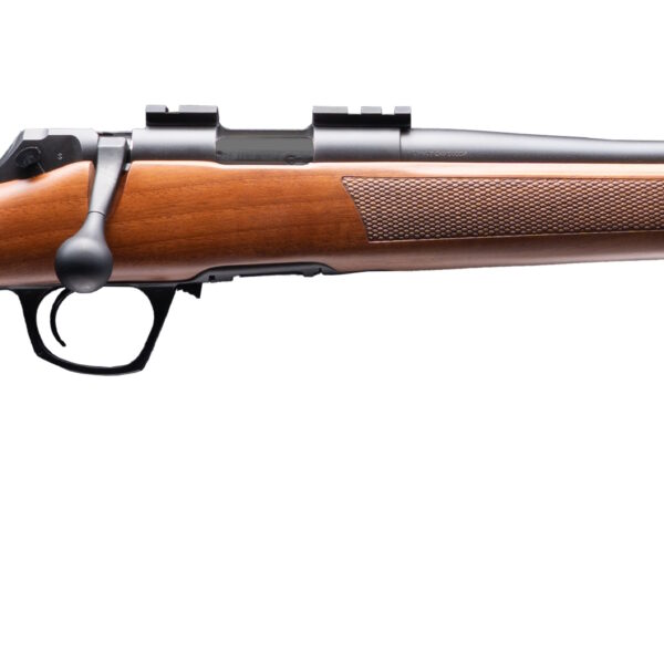 CVA CASCADE 22LR BL/WOOD 18″ TB