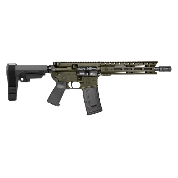 DIAMONDBACK FIREARMS DB-15 PIST 300BLK ODG 10″ SBA3