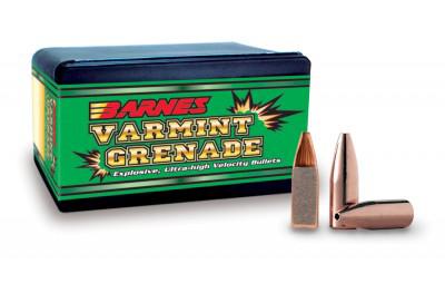 Barnes Varmint Grenade Rifle Bullets .22 cal .224″ 50 gr VGFB 100/ct