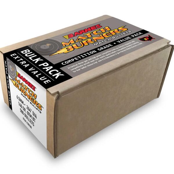 Barnes Match Burners Rifle Bullets 6mm .243″ 105 gr BT MATCH 500/Box