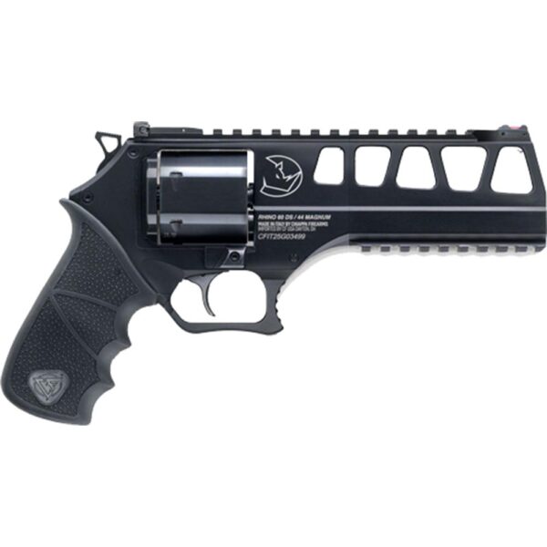Chiappa Rhino 60DS Handgun .44 Mag 6rd Capacity 6″ Barrel Black