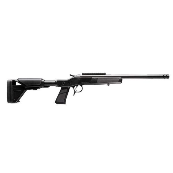 CVA Scout XP-SB Rifle 6mm ARC Single Shot 16.5″ Threaded Fluted Stainless Steel Barrel w/Graphite Black Stock