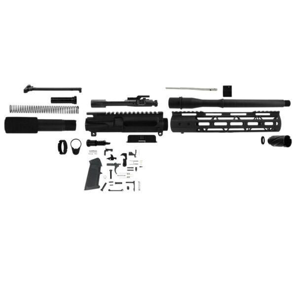 TacFire 10.5″ Unassembled AR 300 Blackout Pistol Build Kit with Lower Parts Kit