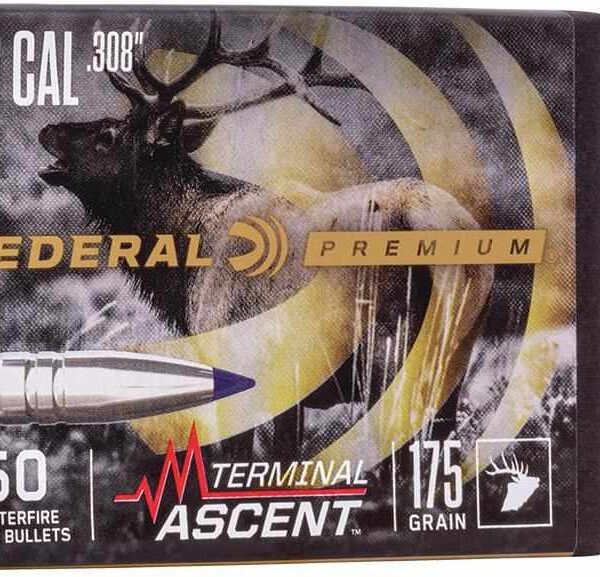 FEDERAL .308 CALIBER 175GR TERMINAL ASCENT COMP BULLET  50RD