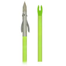 Muzzy Iron 2-Blade Fish Point w Chartreuse Arrow