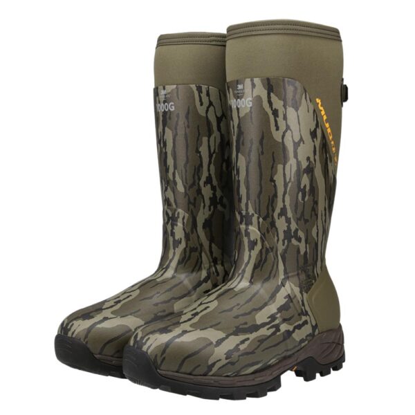 Muddy DV8 17″ Insulated Boots 1000G Mossy Oak Bottomland Size 9D