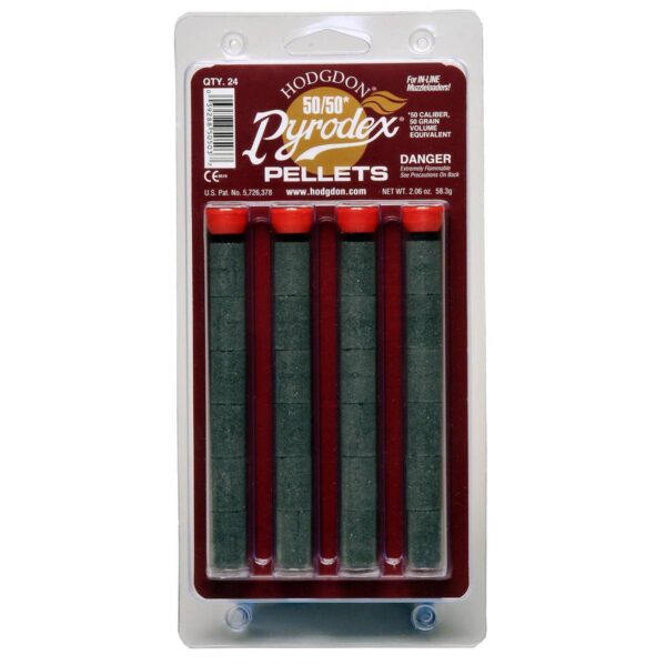 Hodgdon Pyrodex Pellets .50 cal 50 gr Pellets – 24/ct