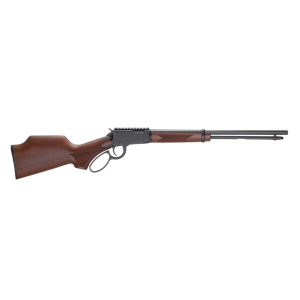 Henry H1 Bandit Rifle .22 WMR 12rd Capacity 18.5″ 1/2×28 Threaded Barrel Walnut Stock