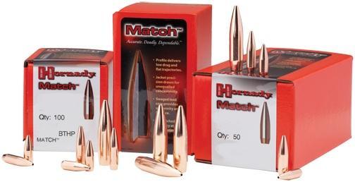 Hornady Match Bullets .30 cal .308″ 178 gr BTHP 100/ct