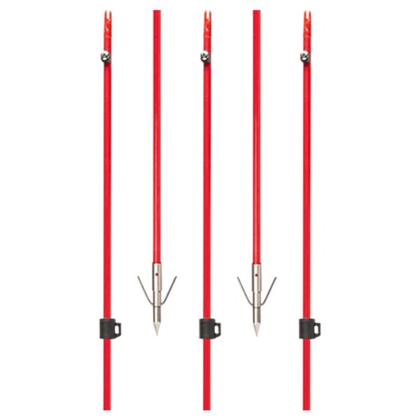 Cajun Bowfishing Fiberglass Arrow with Piranha Point XT