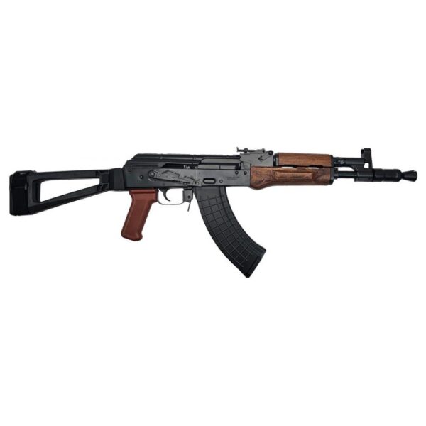 Pioneer Arms Hellpup AK-47 Pistol 7.62×39 30rd Magazines(2) 11.7″ Barrel Wood Furniture Folding Brace