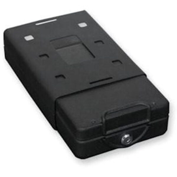 Bulldog Car/Personal Handgun Safe with Key Lock Mounting Bracket and Cable