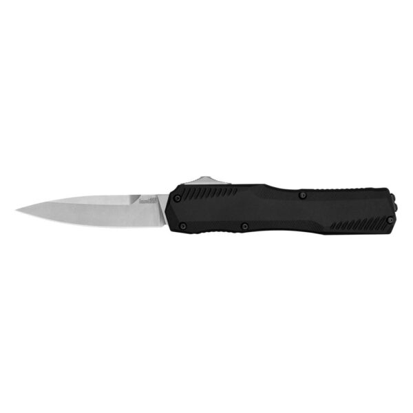 Kershaw Livewire OTF Automatic Knife 3-3/10″ Drop Point Blade Black