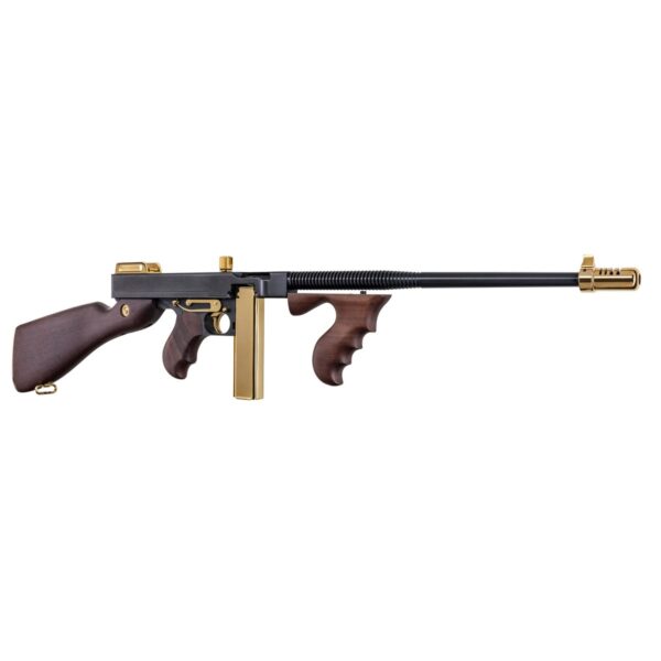 Kahr Auto Ordanace 1927A-1 Dlx Rifle .45 Auto 20rd Magazine 18″ Barrel Black w/Gold  Walnut Furniture