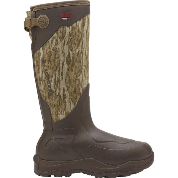 LaCrosse Alpha Agility 17″ Boots 800G Insulated Mossy Oak Bottomland Size 12