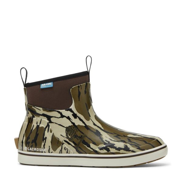 LaCrosse Mens Alpha Deck Boot 6″ Mossy Oak Original Bottomland Size 9