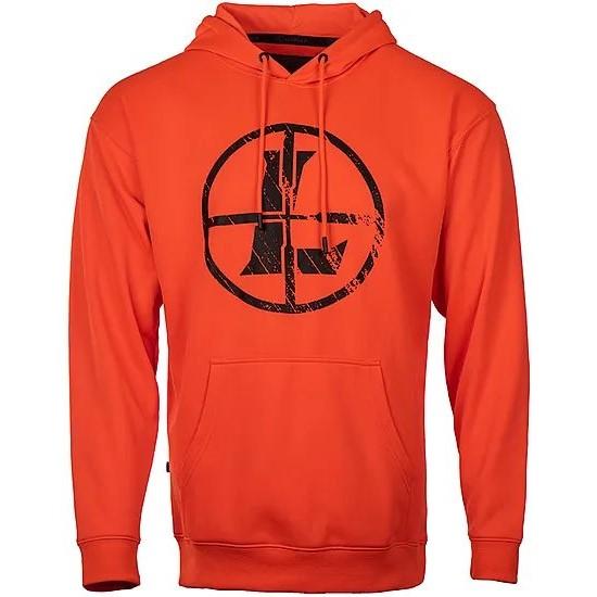 Leupold Distressed Reticle Performance Men’s Hoodie Blaze Orange L