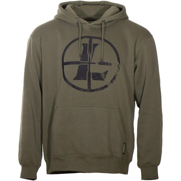 Leupold Distressed Reticle Hoodie Ash Green S