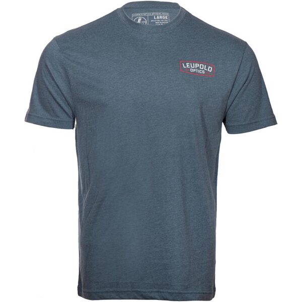 Leupold Badge Short Sleeve Shirt Indigo M